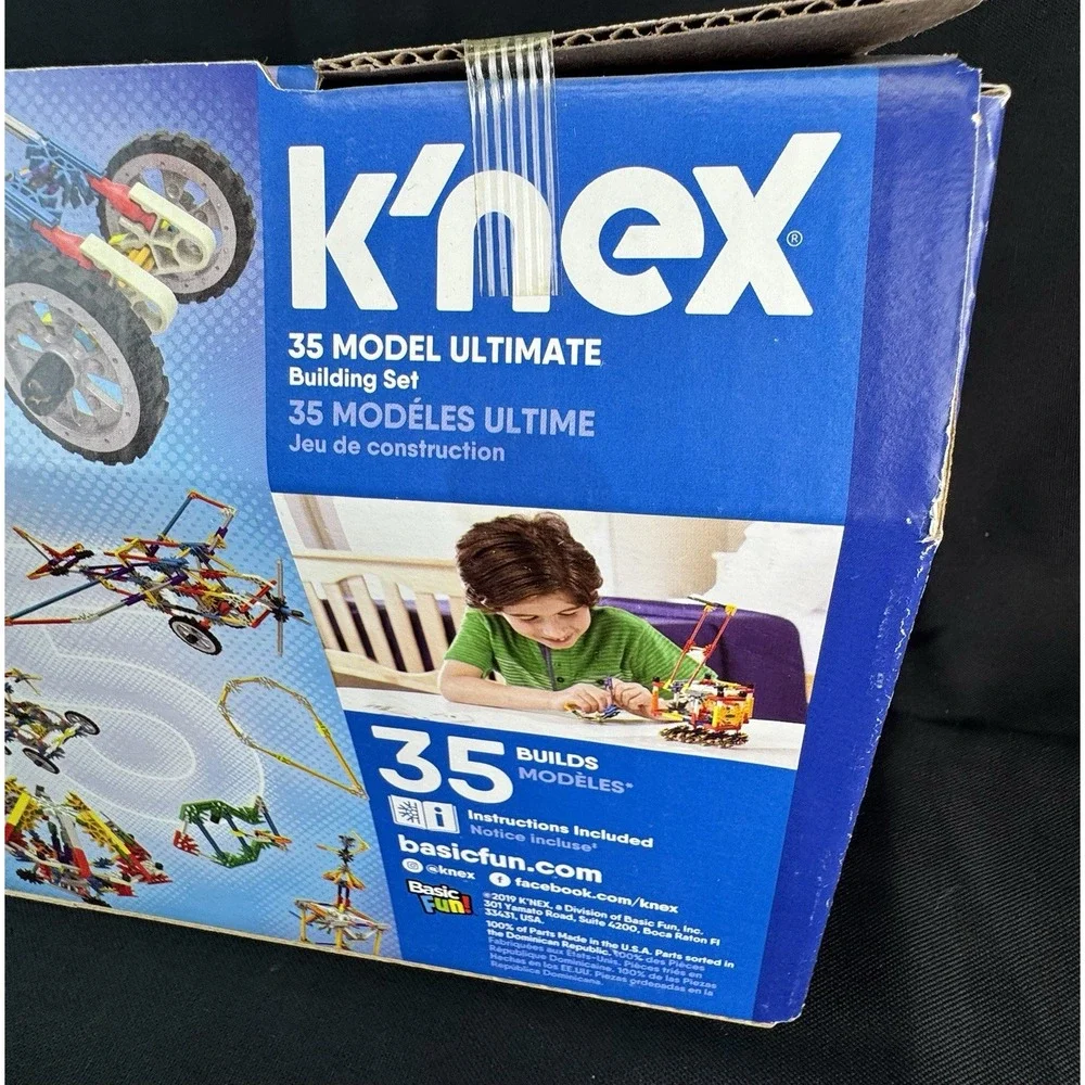 K'NEX Imagine 35 Model Building Set 480 Piece New In Package